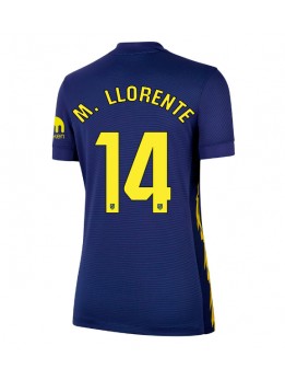Billige Atletico Madrid Marcos Llorente #14 Bortedrakt Dame 2025-26 Kortermet